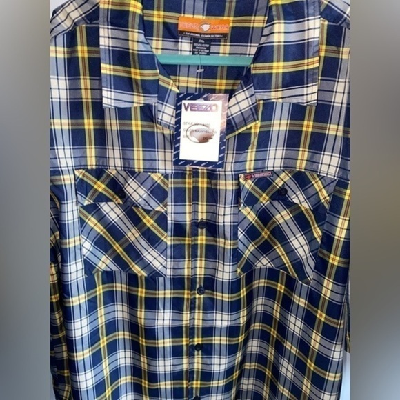 Veezo Wear Size 2XL New With Tags Plaid Button Down - Picture 1 of 7